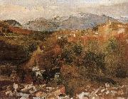 Joaquin Sorolla Mountains oil